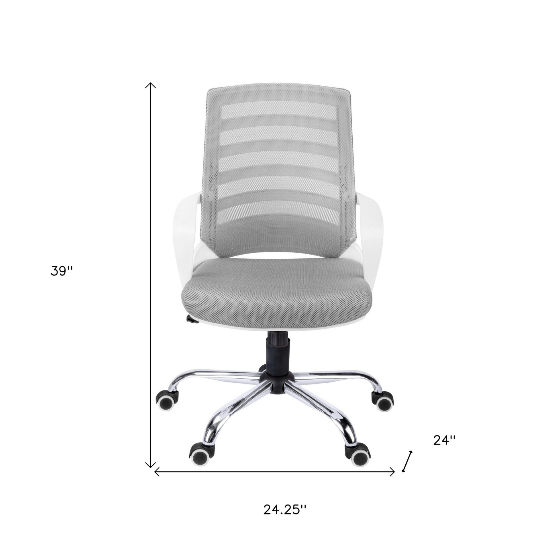 Adjustable Black Mesh Back Task Chair with Swivel Function 5 Adjustable Black Mesh Back Task Chair with Swivel Function - Image 5