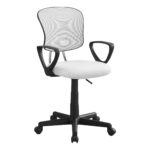 Swivel Adjustable Task Chair with Mesh Back and Plastic Frame 6 Swivel Adjustable Task Chair with Mesh Back and Plastic Frame