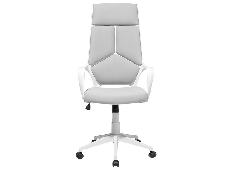 25 Inch Gray Tufted Adjustable Swivel Office Chair 1 25 Inch Gray Tufted Adjustable Swivel Office Chair