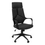 95.5” H Black Tufted Swivel Adjustable Executive Office Chair 5 95.5” H Black Tufted Swivel Adjustable Executive Office Chair