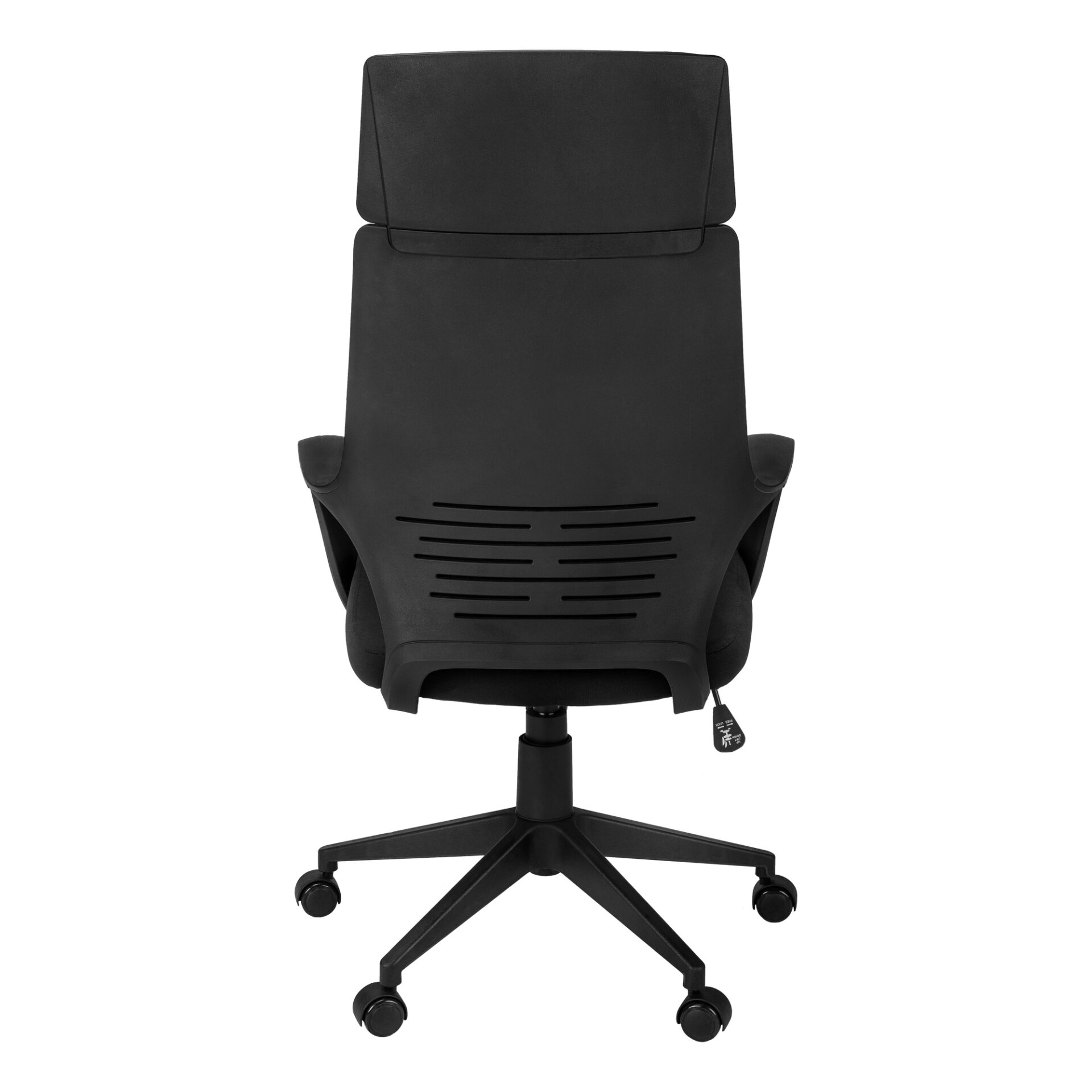 95.5” H Black Tufted Swivel Adjustable Executive Office Chair 3 95.5” H Black Tufted Swivel Adjustable Executive Office Chair - Image 3