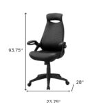 28 Inch Black Adjustable Swivel Rolling Fabric Office Chair 12 28 Inch Black Adjustable Swivel Rolling Fabric Office Chair