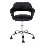 29-Inch Black Faux Leather Swivel Adjustable Task Chair 6 29-Inch Black Faux Leather Swivel Adjustable Task Chair