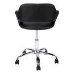 29-Inch Black Faux Leather Swivel Adjustable Task Chair 7 29-Inch Black Faux Leather Swivel Adjustable Task Chair