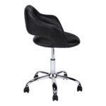 29-Inch Black Faux Leather Swivel Adjustable Task Chair 8 29-Inch Black Faux Leather Swivel Adjustable Task Chair