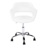 22 Inch Adjustable Swivel Fabric Office Chair with Armrests 10 22 Inch Adjustable Swivel Fabric Office Chair with Armrests