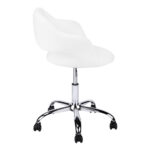 22 Inch Adjustable Swivel Fabric Office Chair with Armrests 11 22 Inch Adjustable Swivel Fabric Office Chair with Armrests