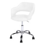 22 Inch Adjustable Swivel Fabric Office Chair with Armrests 13 22 Inch Adjustable Swivel Fabric Office Chair with Armrests