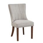 Antique Cappuccino Upholstered Rubberwood Side Chairs (Set of 2) 7 Antique Cappuccino Upholstered Rubberwood Side Chairs (Set of 2)