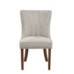 Antique Cappuccino Upholstered Rubberwood Side Chairs (Set of 2) 8 Antique Cappuccino Upholstered Rubberwood Side Chairs (Set of 2)