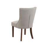 Antique Cappuccino Upholstered Rubberwood Side Chairs (Set of 2) 9 Antique Cappuccino Upholstered Rubberwood Side Chairs (Set of 2)