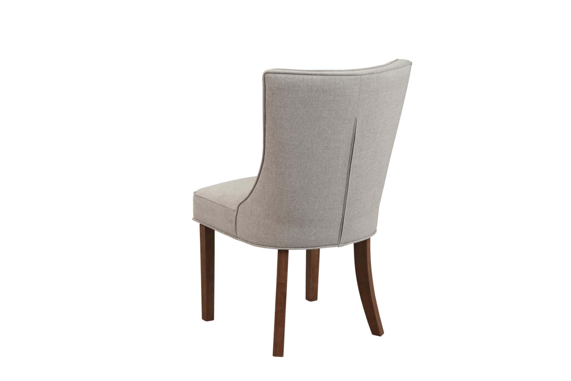 Antique Cappuccino Upholstered Rubberwood Side Chairs (Set of 2) 3 Antique Cappuccino Upholstered Rubberwood Side Chairs (Set of 2) - Image 3