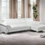 Italian White L-Shaped Leather Sectional Sofa with Chaise 11 Italian White L-Shaped Leather Sectional Sofa with Chaise