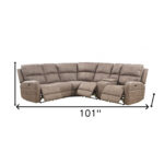 Brown Top Grain Leather Power Reclining Curved Corner Sectional With Console 14 Brown Top Grain Leather Power Reclining Curved Corner Sectional With Console