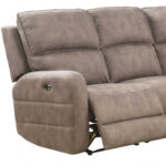 Brown Top Grain Leather Power Reclining Curved Corner Sectional With Console 11 Brown Top Grain Leather Power Reclining Curved Corner Sectional With Console