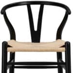 38 Inch Natural and Black Solid Wood Bar Stool 15 38 Inch Natural and Black Solid Wood Bar Stool