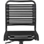 37-Inch Black Adjustable Swivel Bungee Office Chair With Lumbar 9 37-Inch Black Adjustable Swivel Bungee Office Chair With Lumbar