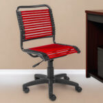 37.21-Inch Red and Black Adjustable Swivel Bungee Office Chair 7 37.21-Inch Red and Black Adjustable Swivel Bungee Office Chair