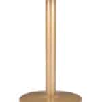 White and Gold Round Bistro Table for Small Spaces