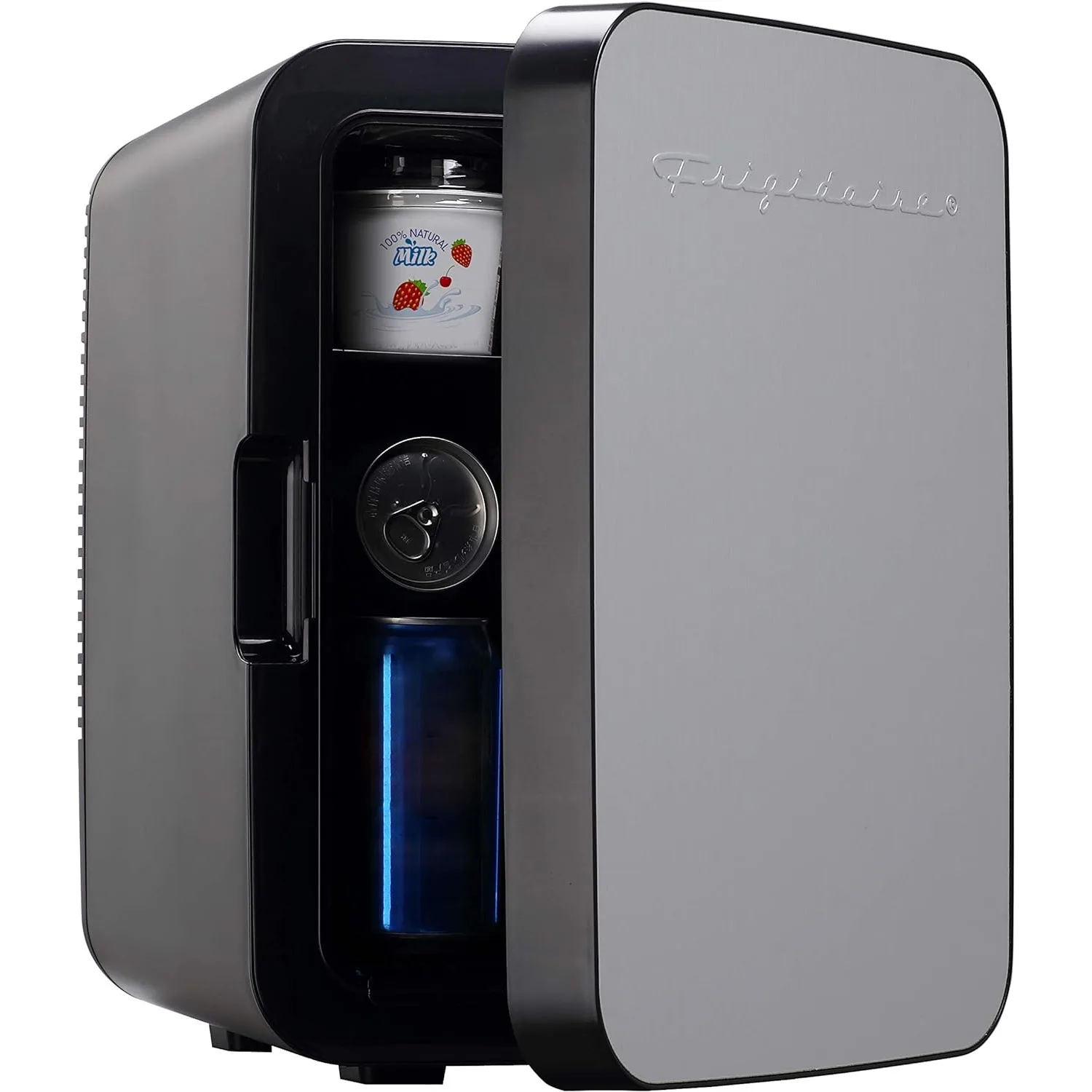 Portable 15Can Mini Fridge Stainless Steel Rugged Refrigerator Cave