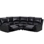 80” Black Polyester Power Reclining U-Shaped Corner Sectional Sofa 9 80” Black Polyester Power Reclining U-Shaped Corner Sectional Sofa