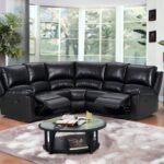 80” Black Polyester Power Reclining U-Shaped Corner Sectional Sofa 10 80” Black Polyester Power Reclining U-Shaped Corner Sectional Sofa