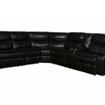 Brown Reclining U-Shaped Corner Sectional with Console, Polyester Blend 10 Brown Reclining U-Shaped Corner Sectional with Console, Polyester Blend