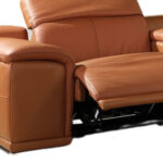 123" Camel Italian Leather Power Reclining U-Shaped Sectional (6-Piece) 13 123" Camel Italian Leather Power Reclining U-Shaped Sectional (6-Piece)