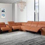 280-Inch U-Shaped Italian Leather Power Reclining Sectional with Console 15 280-Inch U-Shaped Italian Leather Power Reclining Sectional with Console