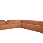 280-Inch U-Shaped Italian Leather Power Reclining Sectional with Console 9 280-Inch U-Shaped Italian Leather Power Reclining Sectional with Console