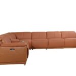 280-Inch U-Shaped Italian Leather Power Reclining Sectional with Console 12 280-Inch U-Shaped Italian Leather Power Reclining Sectional with Console