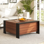 Sliding Top Coffee Table with Hidden Storage and 420 lb Capacity 23 Sliding Top Coffee Table with Hidden Storage and 420 lb Capacity