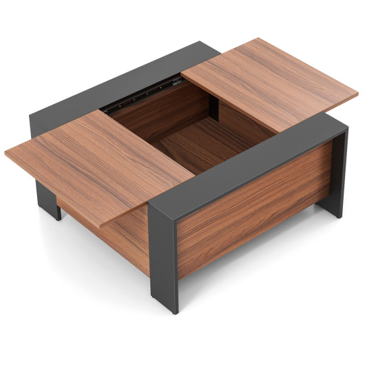 Sliding Top Coffee Table with Hidden Storage and 420 lb Capacity 4 Sliding Top Coffee Table with Hidden Storage and 420 lb Capacity - Image 4
