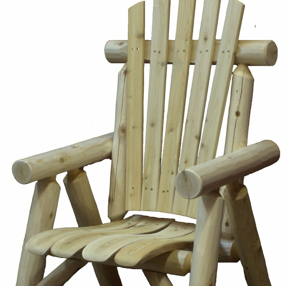 28" X 26" X 42" Rustic Natural Wood Dining Chair 3 28" X 26" X 42" Rustic Natural Wood Dining Chair - Image 3
