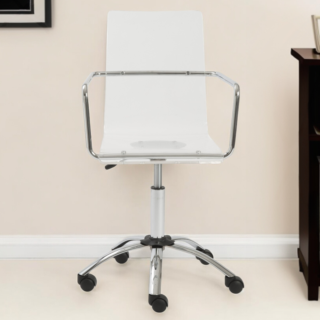 39.49-Inch Adjustable Swivel Office Chair with Lumbar Support 2 39.49-Inch Adjustable Swivel Office Chair with Lumbar Support - Image 2