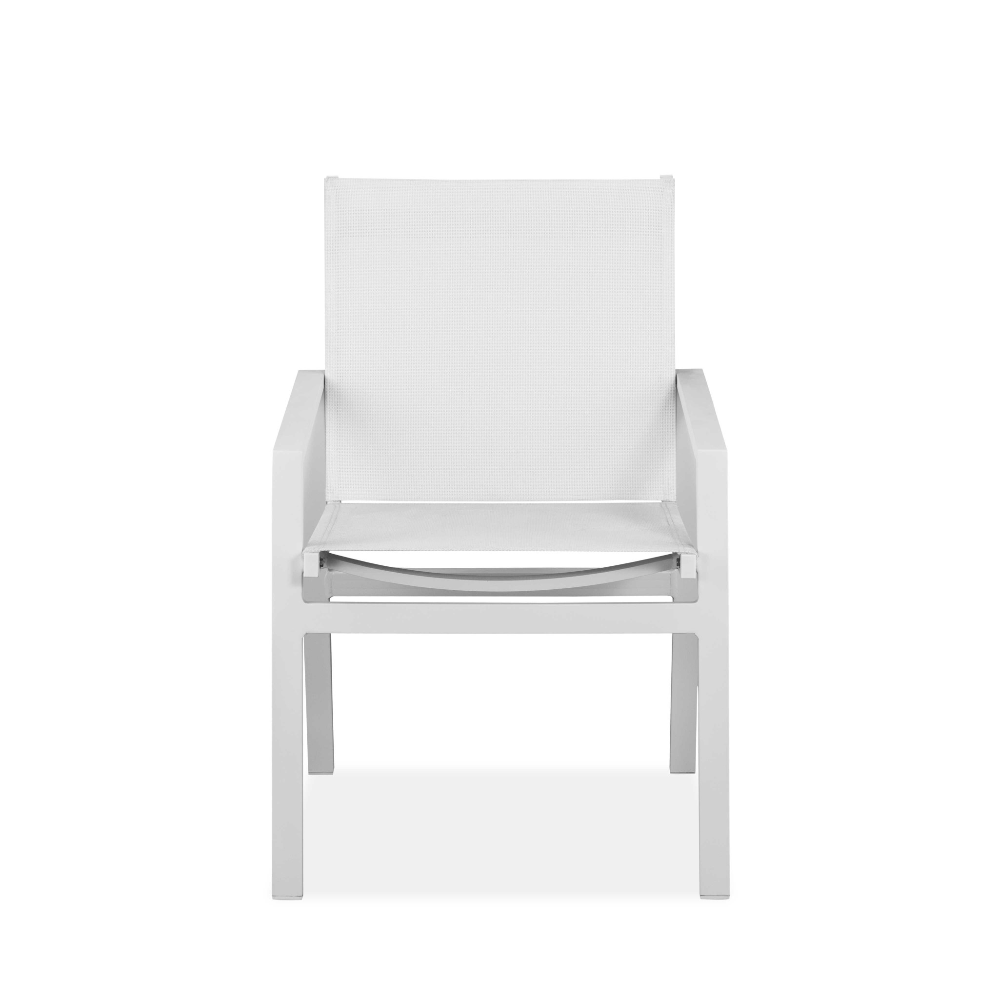 22" White Metal Armchairs, Indoor Outdoor Dining Set of 2 11 22" White Metal Armchairs, Indoor Outdoor Dining Set of 2