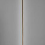 Minimalist Brass LED Floor Lamp With Black Marble Base 11 Minimalist Brass LED Floor Lamp With Black Marble Base