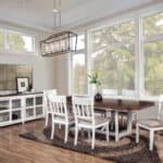 Farmhouse Pine Display Cabinet Mystic Brown and White 68 Inch 9 Farmhouse Pine Display Cabinet Mystic Brown and White 68 Inch
