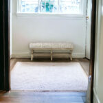 16" Beige and Brown Upholstered Faux Leather Entryway Bench 9 16" Beige and Brown Upholstered Faux Leather Entryway Bench