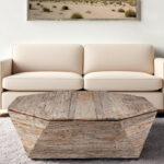 49 Inch Natural Octagon Distressed Lift Top Coffee Table 10 49 Inch Natural Octagon Distressed Lift Top Coffee Table