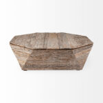 49 Inch Natural Octagon Distressed Lift Top Coffee Table 12 49 Inch Natural Octagon Distressed Lift Top Coffee Table