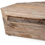 49 Inch Natural Octagon Distressed Lift Top Coffee Table 15 49 Inch Natural Octagon Distressed Lift Top Coffee Table