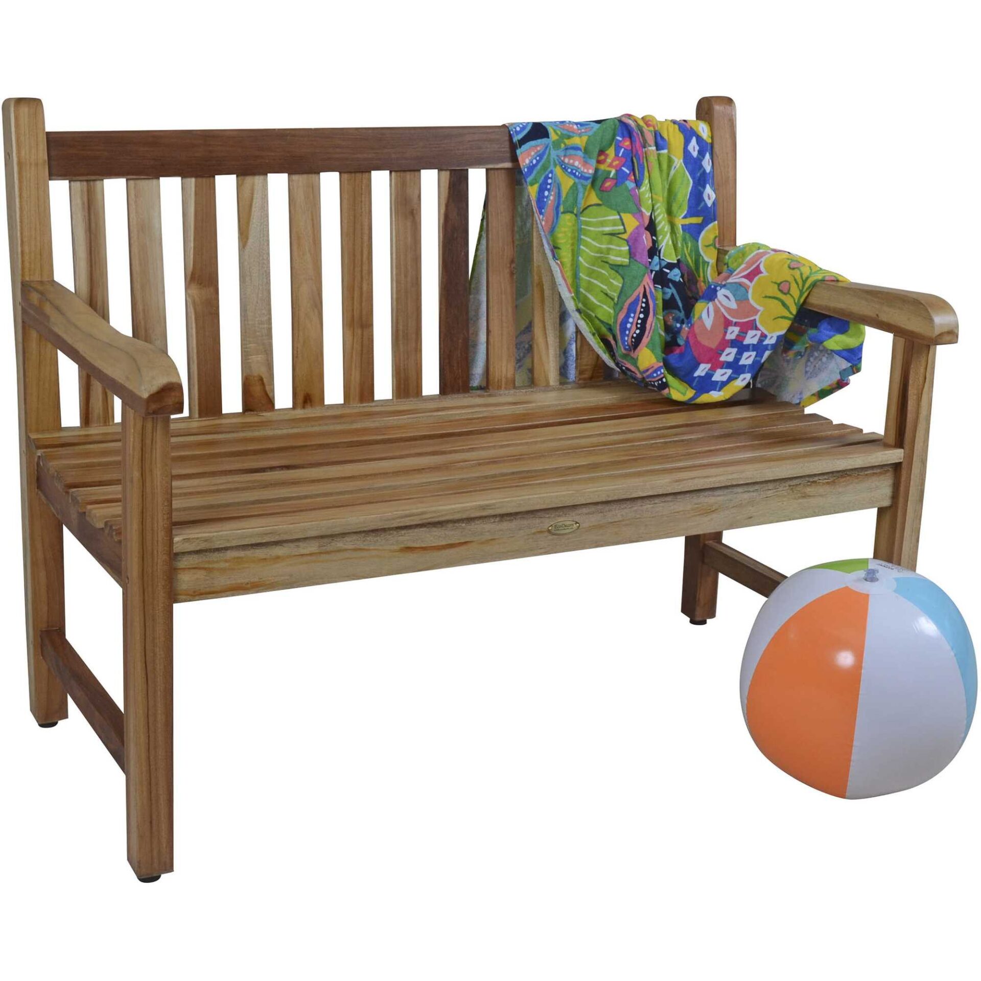 26" Natural Finish Outdoor Chair with Cushion for Relaxation 5 26" Natural Finish Outdoor Chair with Cushion for Relaxation - Image 5