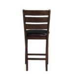 41 Inch Black and Brown Wood Counter Height Bar Stools (Set of 2) 10 41 Inch Black and Brown Wood Counter Height Bar Stools (Set of 2)