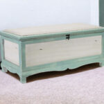 Green Wooden Storage Bench with Cushion and Hinged Lift Lid 11 Green Wooden Storage Bench with Cushion and Hinged Lift Lid