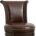 25 Inch Dark Brown Swivel Counter Height Bar Stool With Footrest 13 25 Inch Dark Brown Swivel Counter Height Bar Stool With Footrest