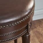 26-Inch Brown Faux Leather Swivel Backless Counter Height Bar Stool 14 26-Inch Brown Faux Leather Swivel Backless Counter Height Bar Stool