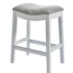 26 Inch Gray and White Backless Counter Height Bar Stool 10 26 Inch Gray and White Backless Counter Height Bar Stool