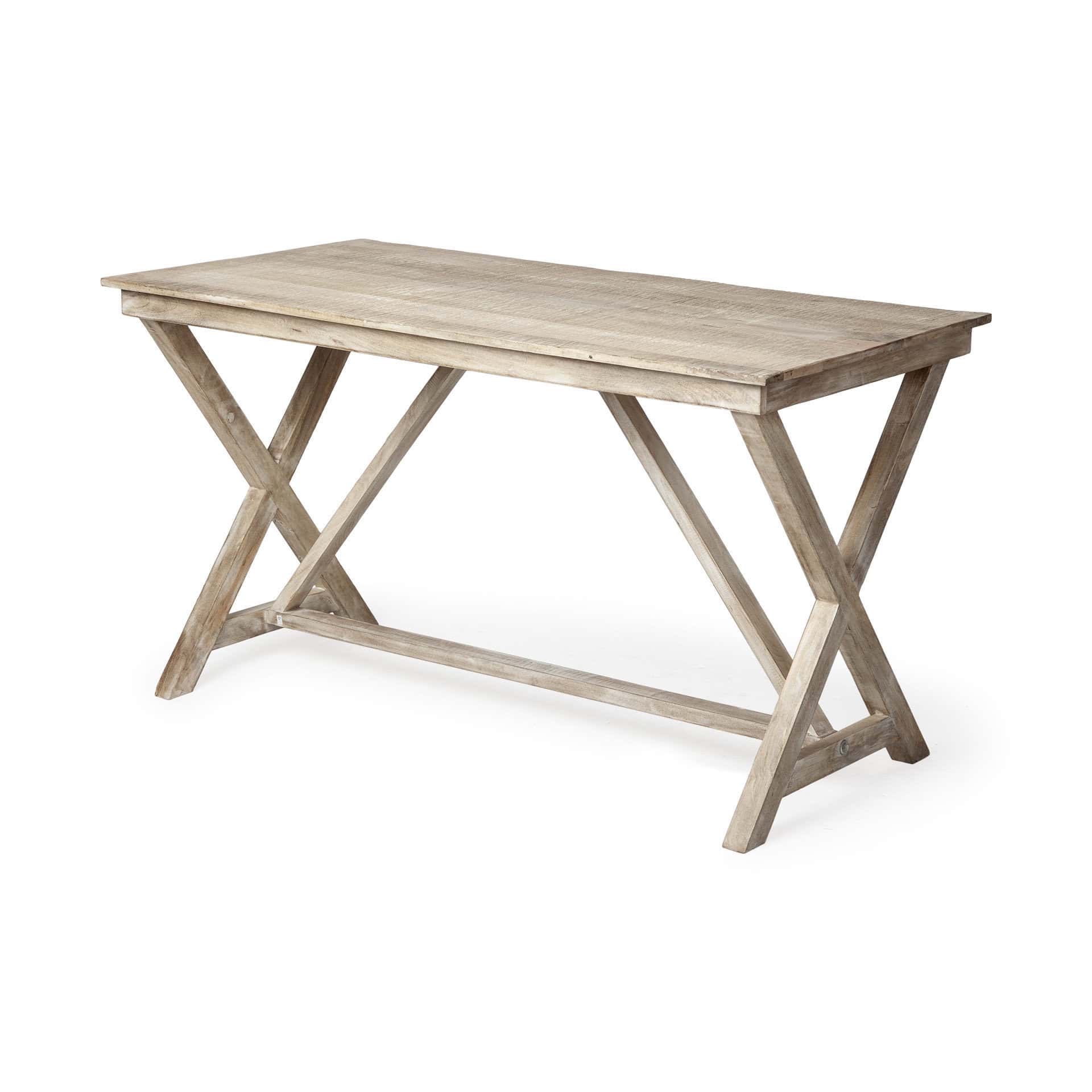 Classic 28 Inch Brown Writing Desk with Sturdy Wood Base 2 Classic 28 Inch Brown Writing Desk with Sturdy Wood Base - Image 2