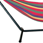 Tropical Stripe Two Person Hammock With Stand